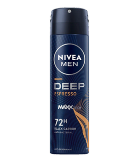 اسپری ضدتعریق مردانه نیوآ MEN Deep Black Carbon Espresso حجم 150 میلیلیتر